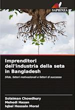 Imprenditori dell'industria della seta in Bangladesh