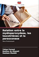 Relation entre la myéloperoxydase, les leucotriènes et la paraoxonase