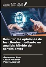 Resumir las opiniones de los clientes mediante un análisis híbrido de sentimientos