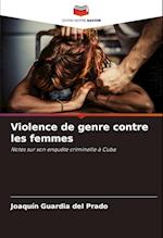 Violence de genre contre les femmes