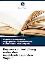 Ressourcenverteilung unter den insektenfressenden Vögeln