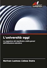 L'università oggi