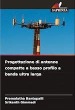 Progettazione di antenne compatte a basso profilo a banda ultra larga