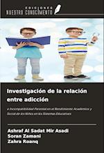 Investigación de la relación entre adicción