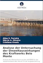 Analyse der Untersuchung der Umweltauswirkungen des Kraftwerks Belo Monte