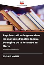 Représentation du genre dans les manuels d'anglais langue étrangère de la 9e année au Maroc