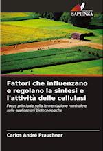 Fattori che influenzano e regolano la sintesi e l'attività delle cellulasi