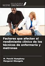 Factores que afectan al rendimiento clínico de los técnicos de enfermería y matronas