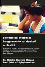 L'effetto dei metodi di insegnamento sui risultati scolastici