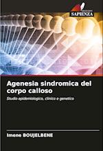 Agenesia sindromica del corpo calloso