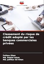 Classement du risque de crédit adopté par les banques commerciales privées