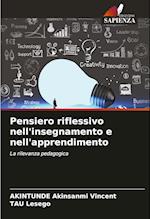 Pensiero riflessivo nell'insegnamento e nell'apprendimento