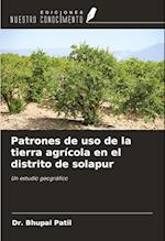 Patrones de uso de la tierra agrícola en el distrito de solapur