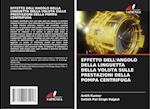 EFFETTO DELL'ANGOLO DELLA LINGUETTA DELLA VOLUTA SULLE PRESTAZIONI DELLA POMPA CENTRIFUGA