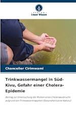 Trinkwassermangel in Süd-Kivu, Gefahr einer Cholera-Epidemie