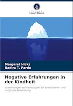 Negative Erfahrungen in der Kindheit