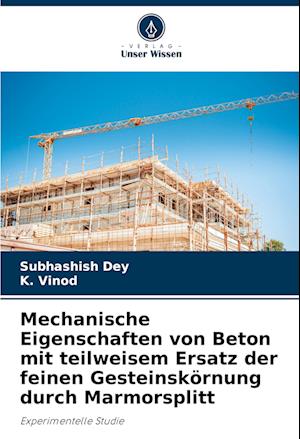 Mechanische Eigenschaften von Beton mit teilweisem Ersatz der feinen Gesteinskörnung durch Marmorsplitt