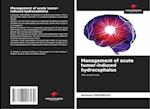 Management of acute tumor-induced hydrocephalus