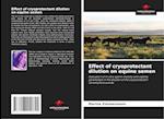 Effect of cryoprotectant dilution on equine semen