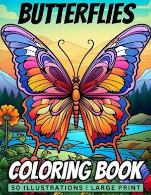 Butterflies Coloring Book