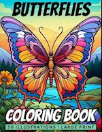 Butterflies Coloring Book