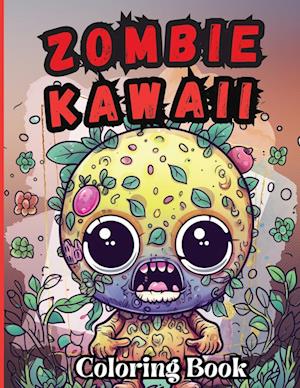 Zombie Kawaii Coloring Book