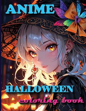 AN¿ME Halloween Coloring Book