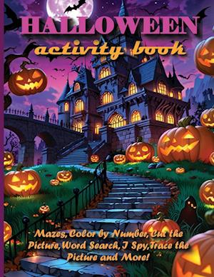 HALLOWEEN Activity Book For Kids 5+