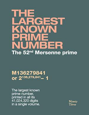 The largest known prime number