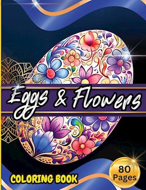 Eggs & Floawers Coloring Book