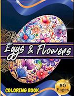 Eggs & Floawers Coloring Book