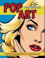 Pop Art Coloring Book inspired by Andy Warhol, Roy Lichtenstein, Keith Haring, James Rosenquist and Takashi Murakami