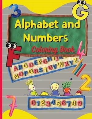 Alphabet and Numbers Coloring Book