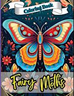 Fairy Moths Coloring Book