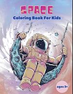 Space Coloring Book For Kids ages 3+