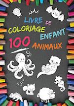 Livre de coloriage enfant 100 Animaux