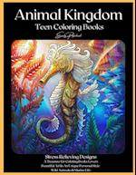 Animal Kingdom Teen Coloring Books