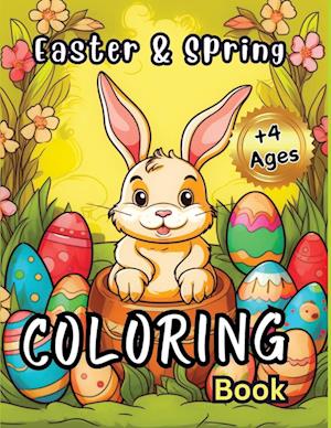 Easter & Spring Coloring Book  4+