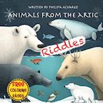 Animals from the Artic Riddles and Coloring Pages 