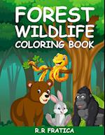 Forest wildlife coloring book 
