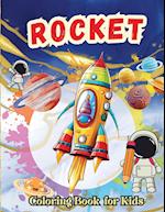 Rocket Coloring Book for Kids