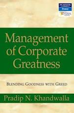 Mangement of Corporate Greatness