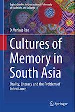 Cultures of Memory in South Asia