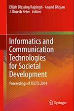 Informatics and Communication Technologies for Societal Development