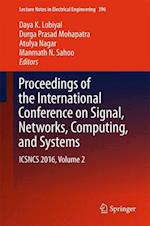 Proceedings of the International Conference on Signal, Networks, Computing, and Systems