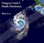 Category 2 and 3 Pacific Hurricanes