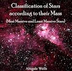 Classification of Stars according to their Mass (Most Massive and Least Massive Stars)