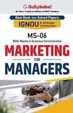 MS-06 Marketing for Managers 