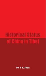 Historical Status of China in Tibet