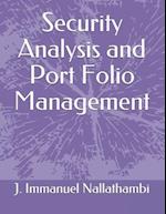 Security Analysis and Port Folio Management 